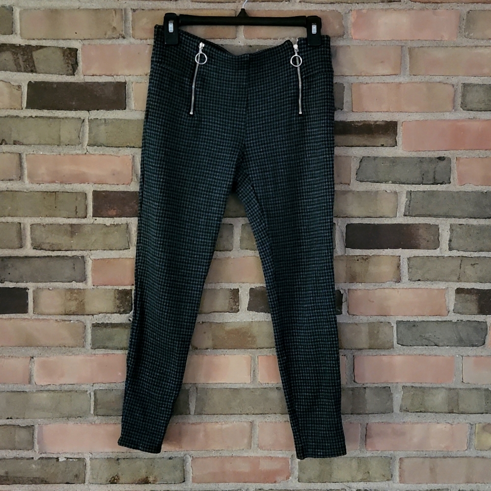 Ann Taylor Leggings, S, Black/Grey
